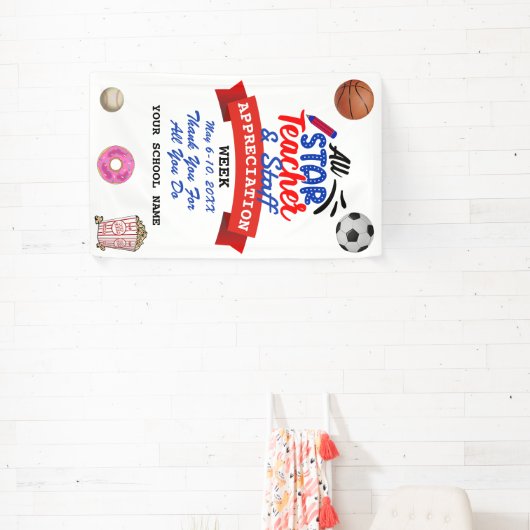 Lehrerbewertungswoche Alle Star School Name Banner (InSitu)
