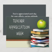 Lehrerbewertungswoche Dankeskarte (Vorne/Hinten)
