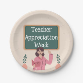 Lehrerbewertungswoche Pappteller