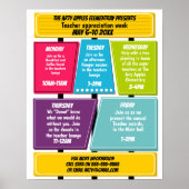 Lehrerbewertungswoche Poster (Vorne)