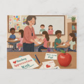 Lehrerbewertungswoche Postkarte (Vorderseite)