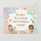 Lehrerbewertungswoche Postkarte (Vorderseite)
