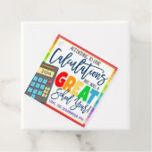 Lehrerbewertungszeichen Geschenkanhänger (Beispiel)