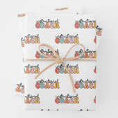 Lehrercoach Retro Geschenkpapier Set (Beispiel)
