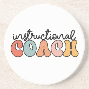 Lehrercoach Retro Getränkeuntersetzer
