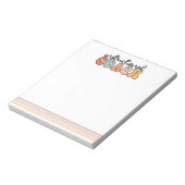 Lehrercoach Retro Notizblock (Rotiert)