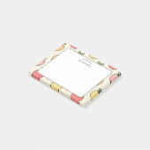 Lehrerdank-App-Schulmuster Post-it Klebezettel (angewinkelt)