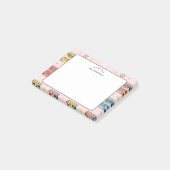 Lehrerdank Crayon-Muster Post-it Klebezettel (angewinkelt)