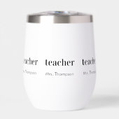 Lehrerdank Namensgeschenk Moderne Lehrergeschenke (Vorderseite)