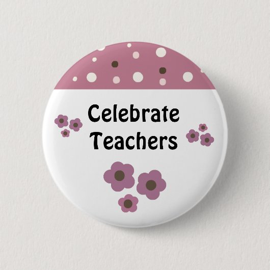 Lehrerdank-Spruch Button (Vorderseite)