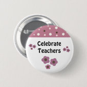 Lehrerdank-Spruch Button (Vorne & Hinten)
