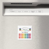 Lehrerdank-Stifte Herzen Schmetterlinge Magnet (In Situ (Geschirrspüler))