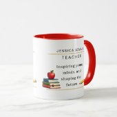 Lehrerdankeschale Kaffee-Tasse Tasse (VorderseiteRechts)