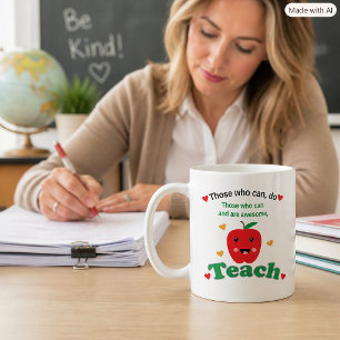 Lehrerdankeschön Für Die, Die Können Und Großartig Kaffeetasse