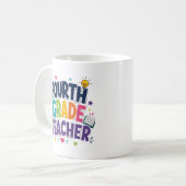 Lehrerdankeschon für Viertklässler Kaffeetasse (Vorderseite Links)