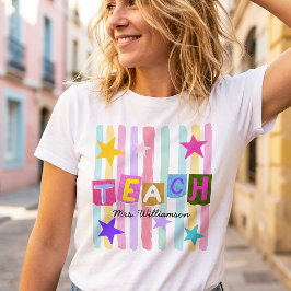 Lehrerdankeschön Geschenk für Lehrer Modern Tri-Blend Shirt