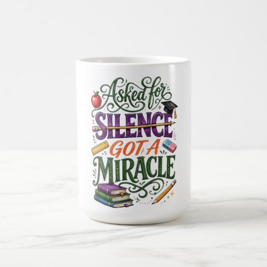 Lehrerdankeschön Geschenk Kaffeetasse (Mittel)