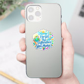 (Lehrerdankeschön-Geschenk) Sie machen einen Unter Aufkleber (Telefon)