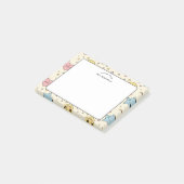 Lehrerdankeschön Mathe-Formen-Muster Post-it Klebezettel (angewinkelt)