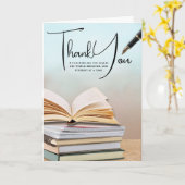 Lehrerdankeskarten mit Notizbüchern Karte (Gelbe Blume)