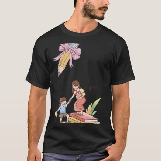 Lehrerdanktag dank Lehrerdesign T-Shirt (Vorderseite)
