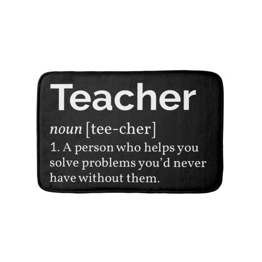 Lehrerdefinition Badematte (Vorderseite)