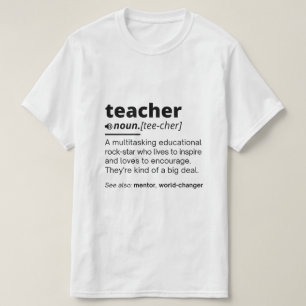 Lehrerdefinition, Lehrerdefinition lustig T-Shirt