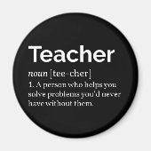 Lehrerdefinition Magnet (Vorne)