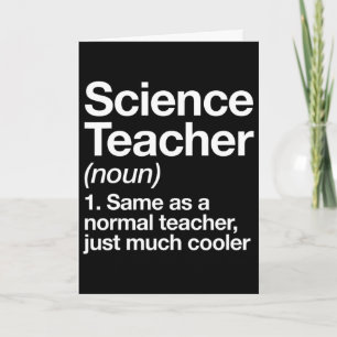 Lehrerdefinition Wissenschaft Spaß Byck Zur Schule Karte