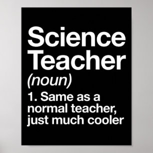 Lehrerdefinition Wissenschaft Spaß Byck Zur Schule Poster