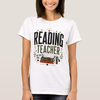 Lehrerdesign für Leser - Vintage Buchliebhaber T-Shirt