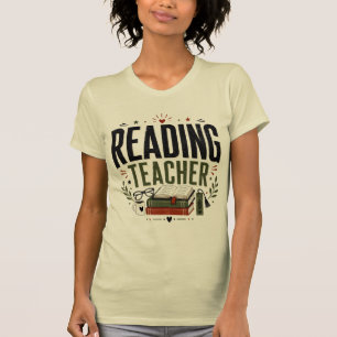 Lehrerdesign für Leser Vintage-Buchliebhaber T-Shirt