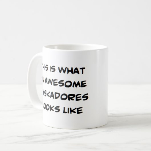 Lehrerdyskadores, phantastisch kaffeetasse (Vorderseite Links)