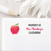 Lehrereigentum im Klassenzimmer Wasserfarbener rot (Insitu)