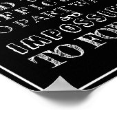 Lehrerempfehlung Vielen Dank an die Wohngestaltung Poster (Ecke)