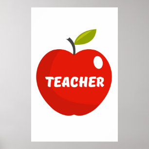 Lehrerer Apfel Poster