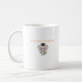 Lehrerexamen Lustiger Elefant Kaffeetasse (Links)