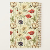 Lehrerexamen Wildblumen Botanik Geschenk Planer (Rückseite)
