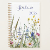 Lehrerexamen Wildblumen Botanik Geschenk Planer (Vorderseite)