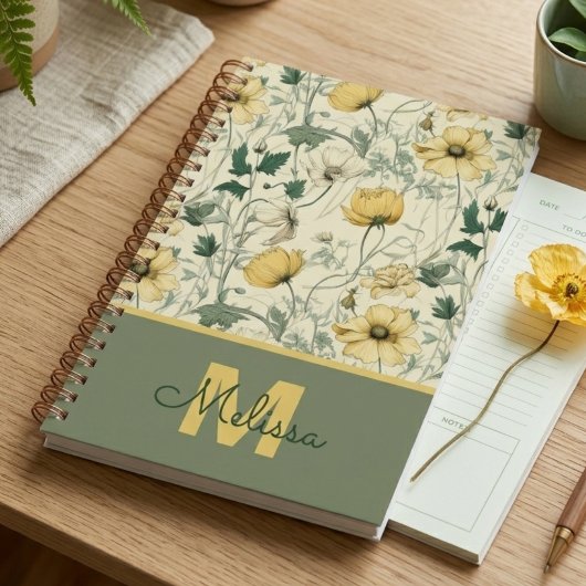 Lehrerexamen Wildblumen Botanik Geschenk Planer