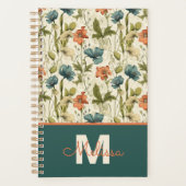 Lehrerexamen Wildblumen Botanik Geschenk Planer (Vorderseite)