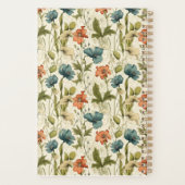 Lehrerexamen Wildblumen Botanik Geschenk Planer (Rückseite)