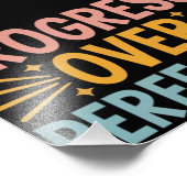 Lehrerfortschritt über Perfektion zurück zur Schul Fotodruck (Ecke)