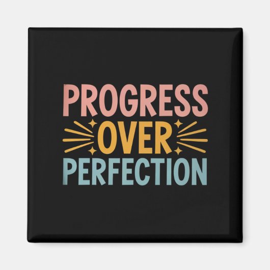 Lehrerfortschritt über Perfektion zurück zur Schul Magnet (Vorne)