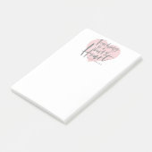 Lehrergeschenk-Aquarellherz Post-it Klebezettel (angewinkelt)
