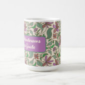 Lehrergeschenk Cottage Garden Blumenmuster Kaffeetasse (Mittel)