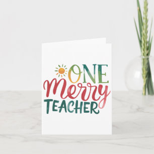 Lehrergeschenk   Ein fröhlicher Lehrer Karte