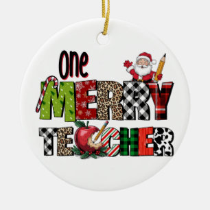 Lehrergeschenk Ein fröhlicher Lehrer Keramik Ornament