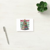 Lehrergeschenk | Frohe Weihnachten Lehrer Bücher Post-it Klebezettel (Büro)