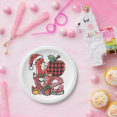 Lehrergeschenk | Frohe Weihnachten Liebe Pappteller (Party)